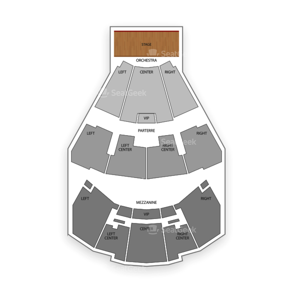 Foxwoods grand theater seating map